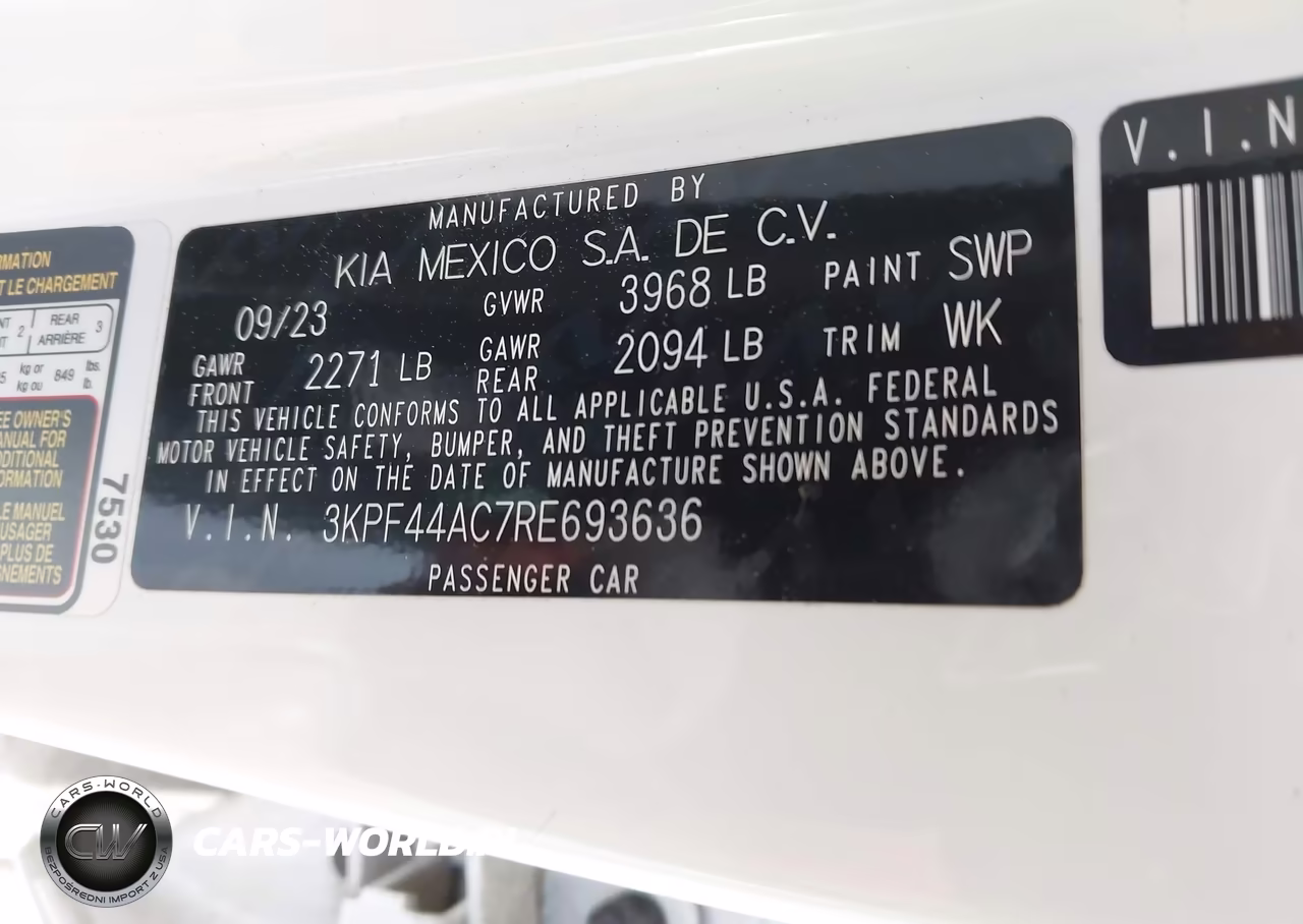 2024 Kia Forte Gt VIN:3KPF44AC7RE693636 - 9