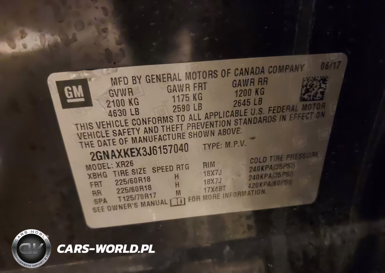 2018 Chevrolet Equinox Lt VIN:2GNAXKEX3J6157040 - 9