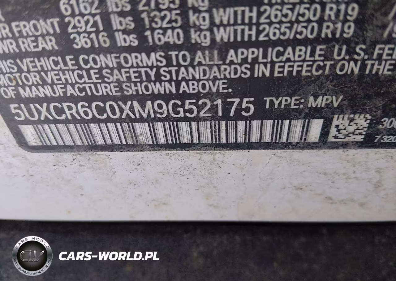 2021 BMW X5 xDrive40I VIN:5UXCR6C0XM9G52175 - 9
