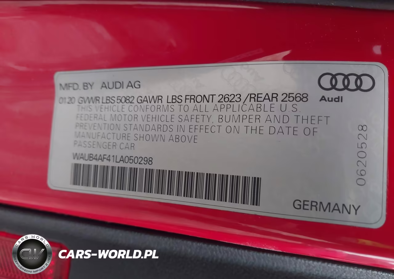 2020 Audi S4 Premium Plus Tfsi Quattro Tiptronic VIN:WAUB4AF41LA050298 - 9