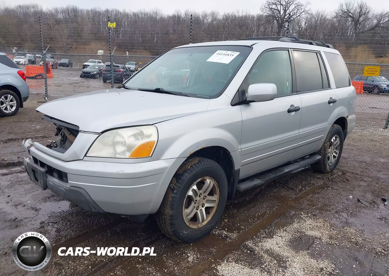 2004 Honda Pilot Ex-L VIN:2HKYF18584H613239 - 2