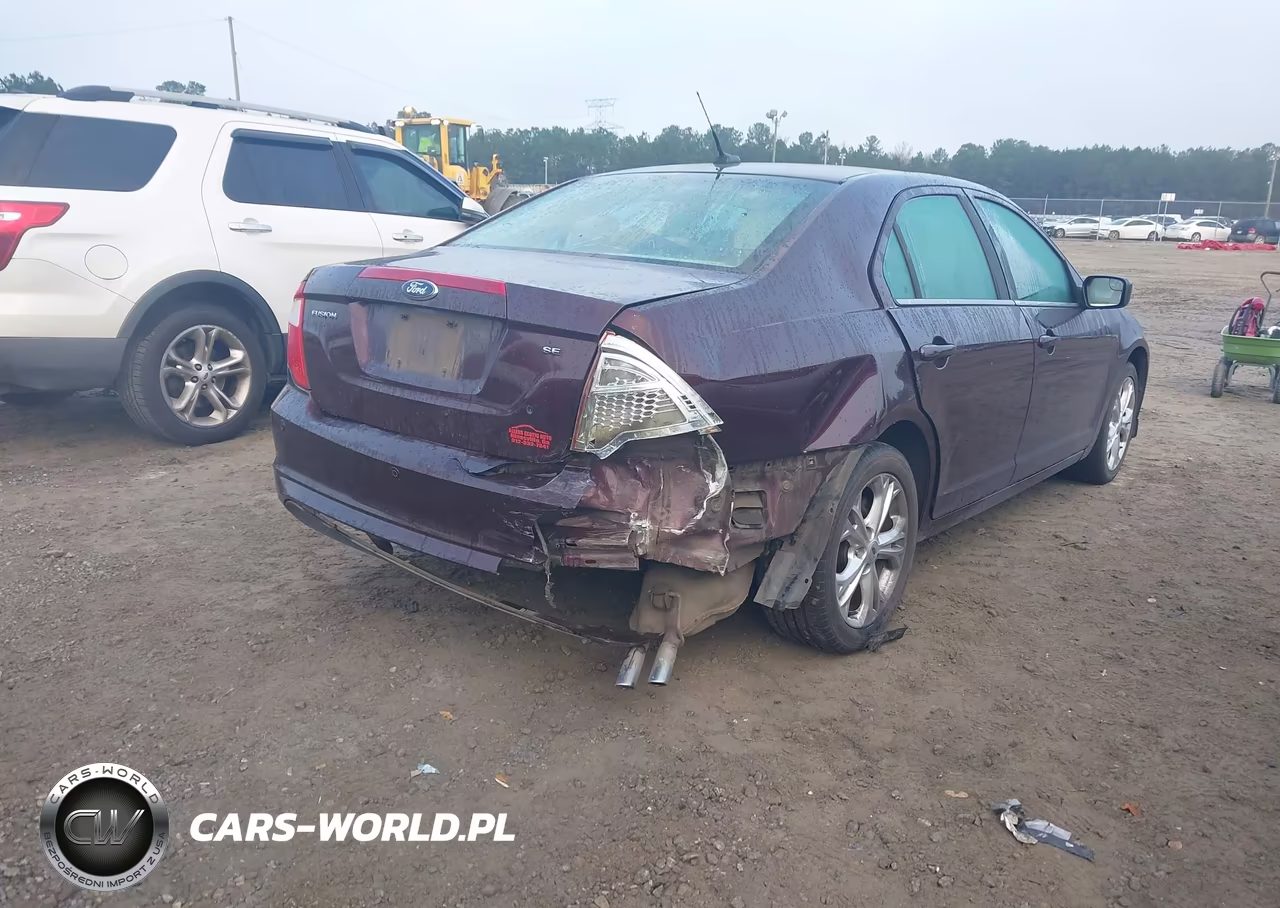 2012 Ford Fusion Se VIN:3FAHP0HA2CR406237 - 4