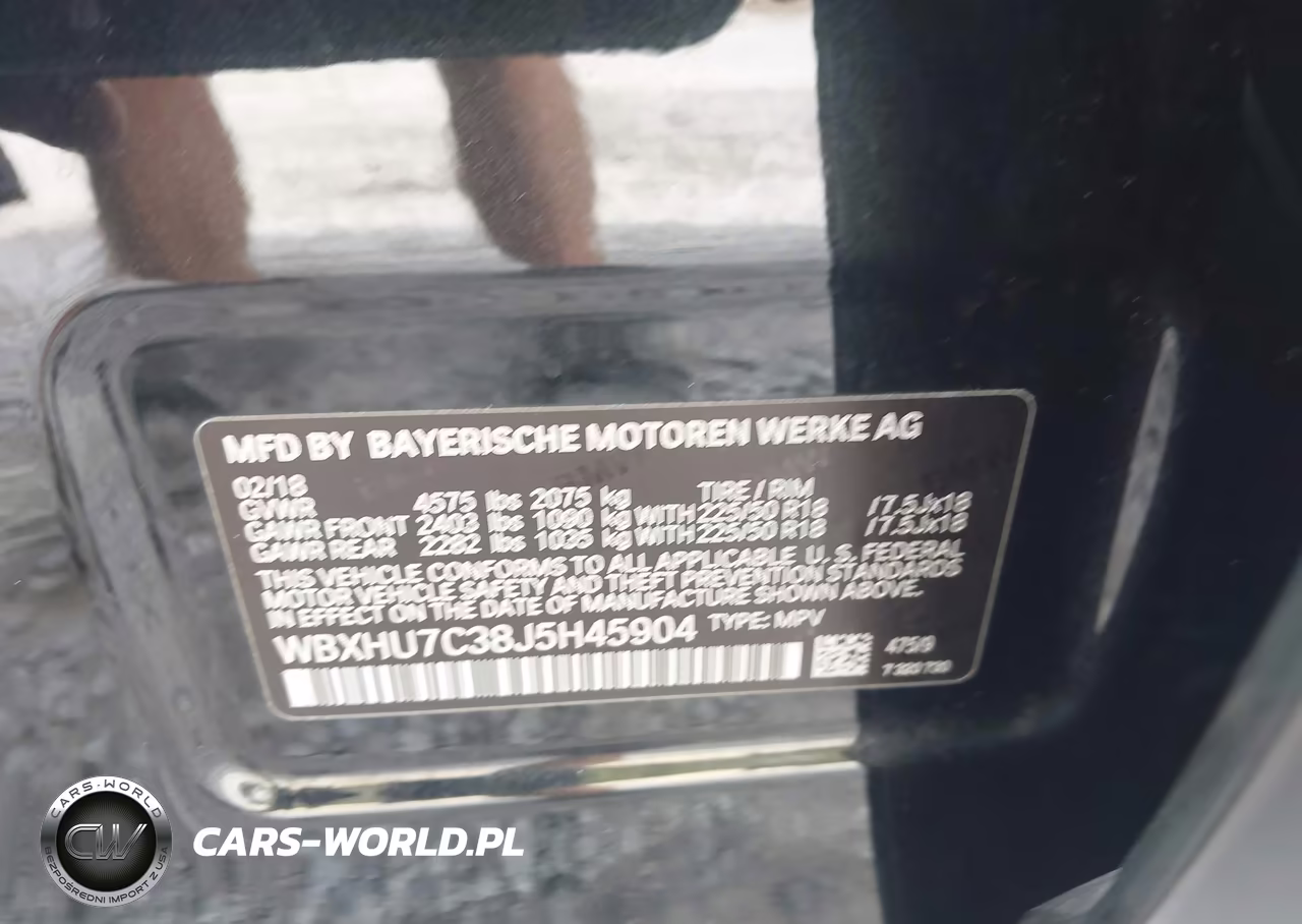 2018 BMW X1 Sdrive28I VIN:WBXHU7C38J5H45904 - 9