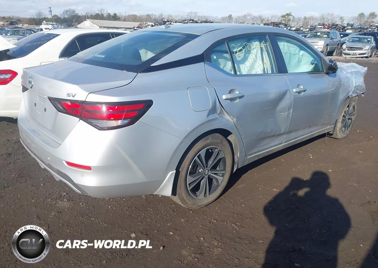 2021 Nissan Sentra Sv Xtronic Cvt VIN:3N1AB8CV6MY323407 - 4