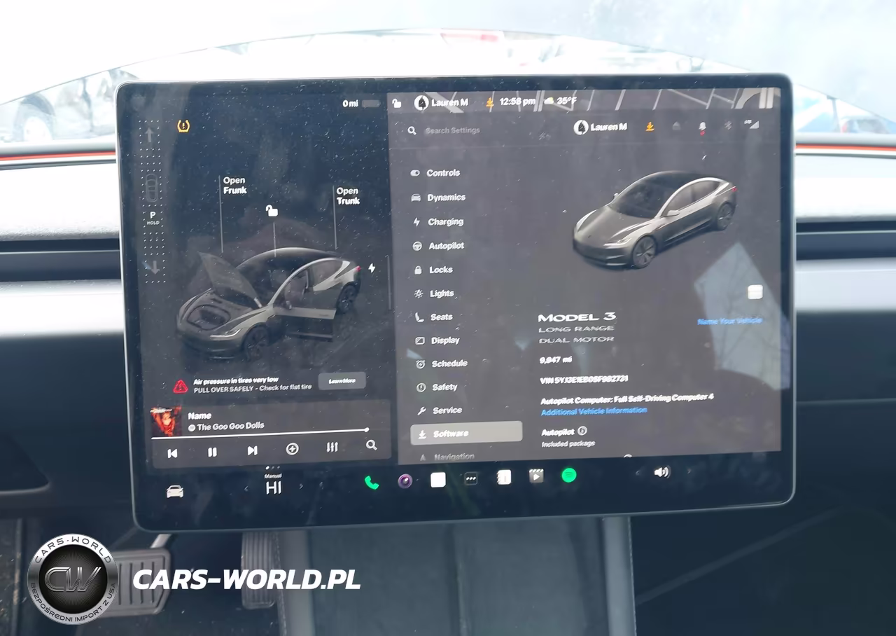 2025 Tesla Model 3 Long Range All-Wheel Drive VIN:5YJ3E1EB0SF982731 - 18