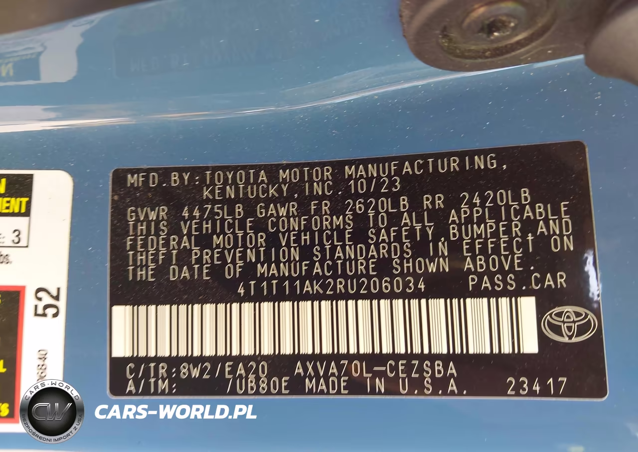 2024 Toyota Camry Se VIN:4T1T11AK2RU206034 - 9