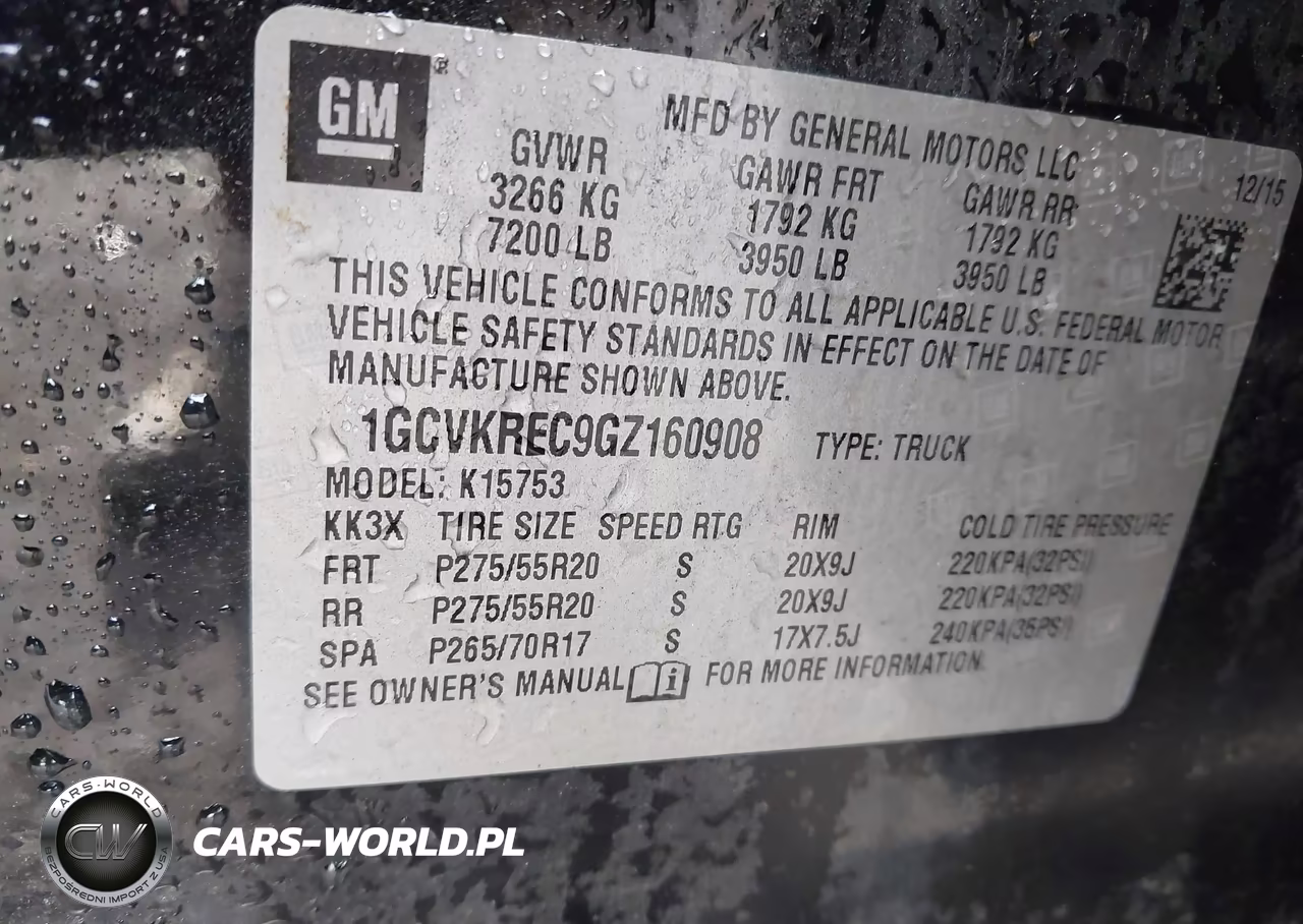 2016 Chevrolet Silverado 1500 1Lt VIN:1GCVKREC9GZ160908 - 9
