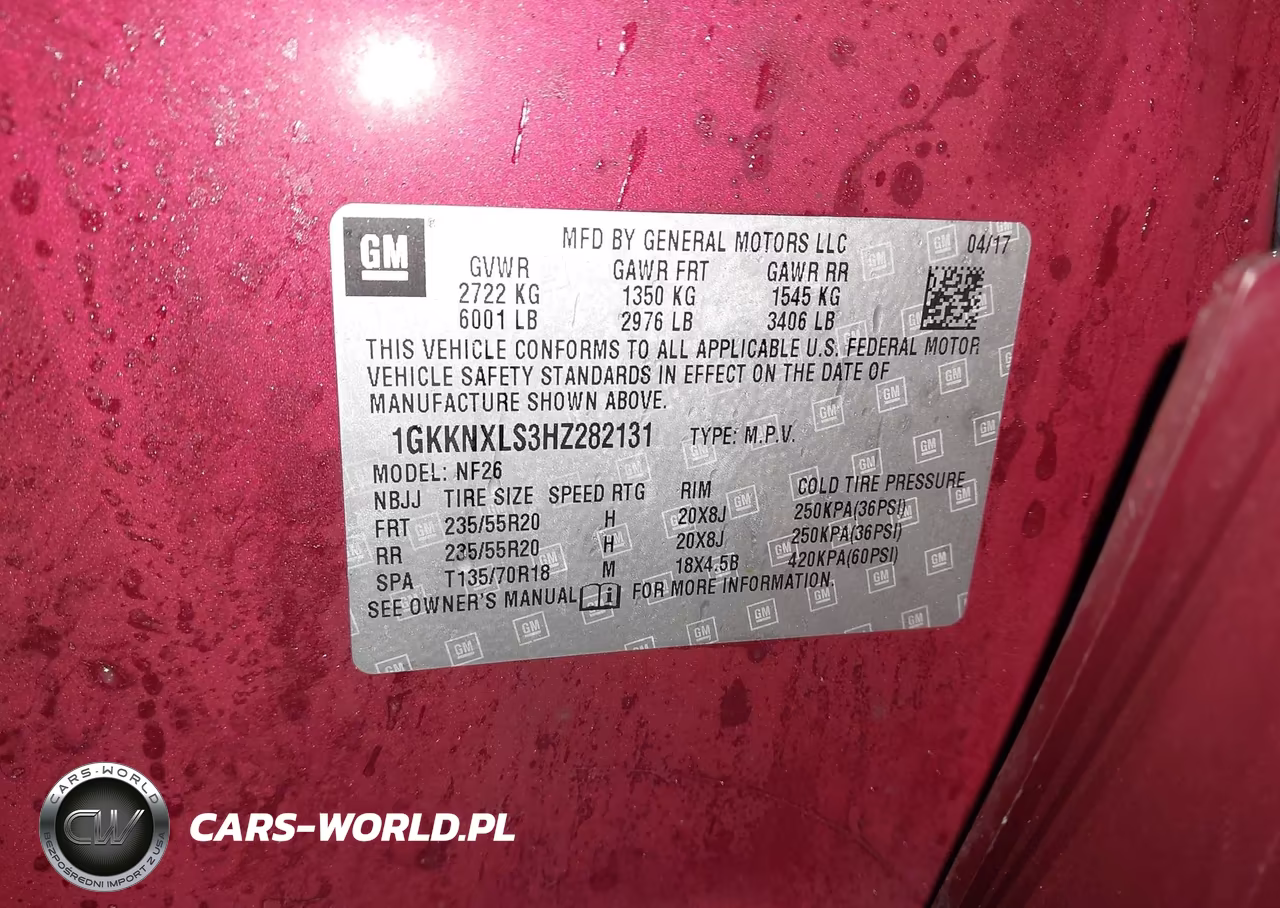 2017 GMC Acadia Denali VIN:1GKKNXLS3HZ282131 - 9