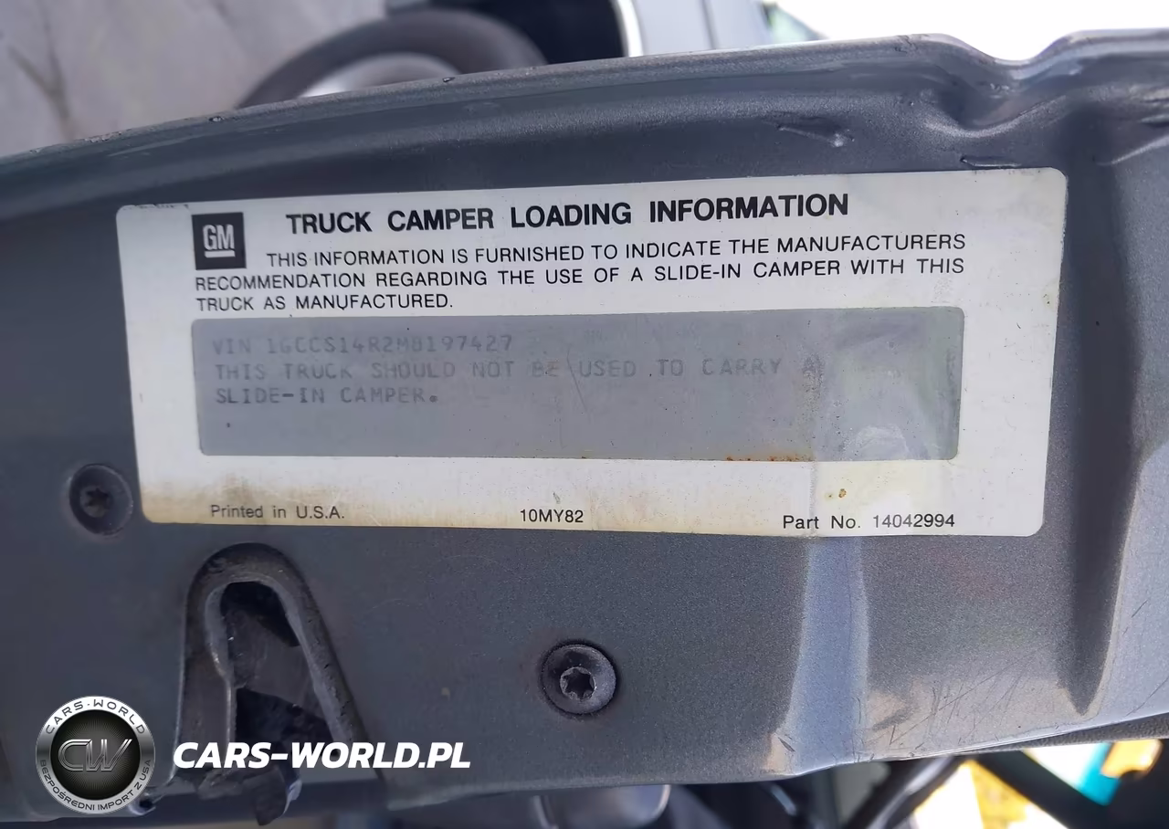 1991 Chevrolet S Truck S10 VIN:1GCCS14R2M8197427 - 9