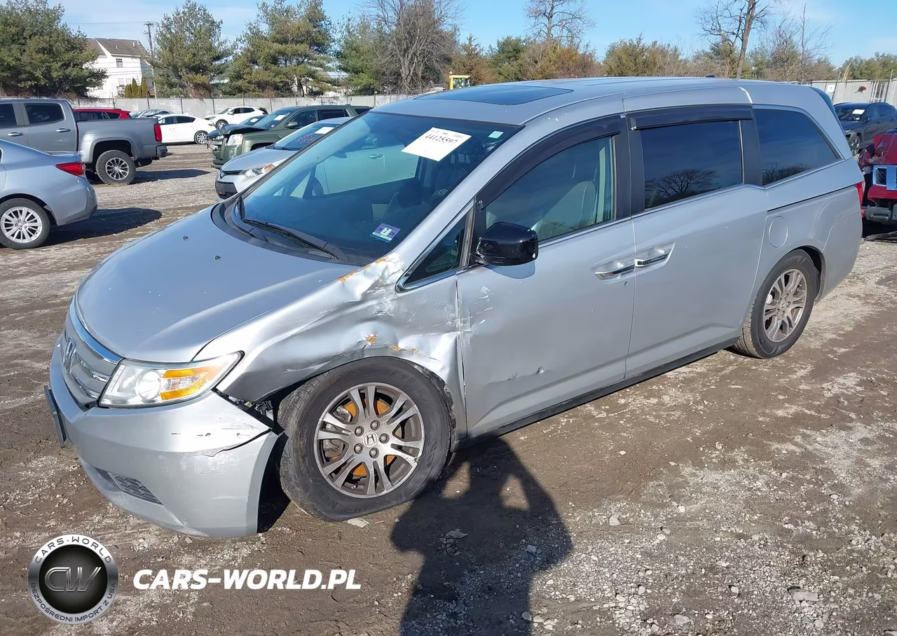 2013 Honda Odyssey Ex-L VIN:5FNRL5H6XDB025595 - 2
