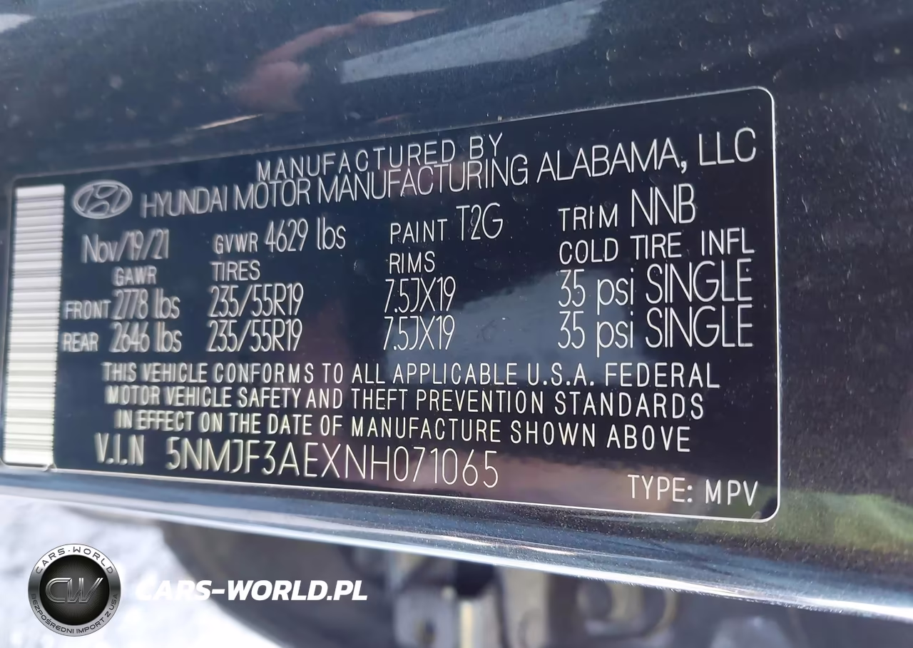 2022 Hyundai Tucson Sel VIN:5NMJF3AEXNH071065 - 9