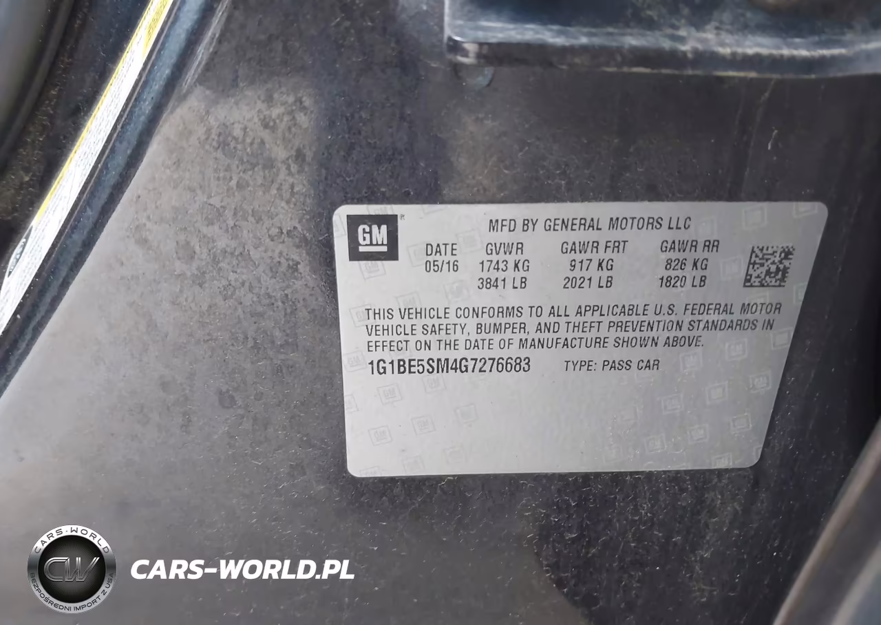 2016 Chevrolet Cruze Lt Auto VIN:1G1BE5SM4G7276683 - 9