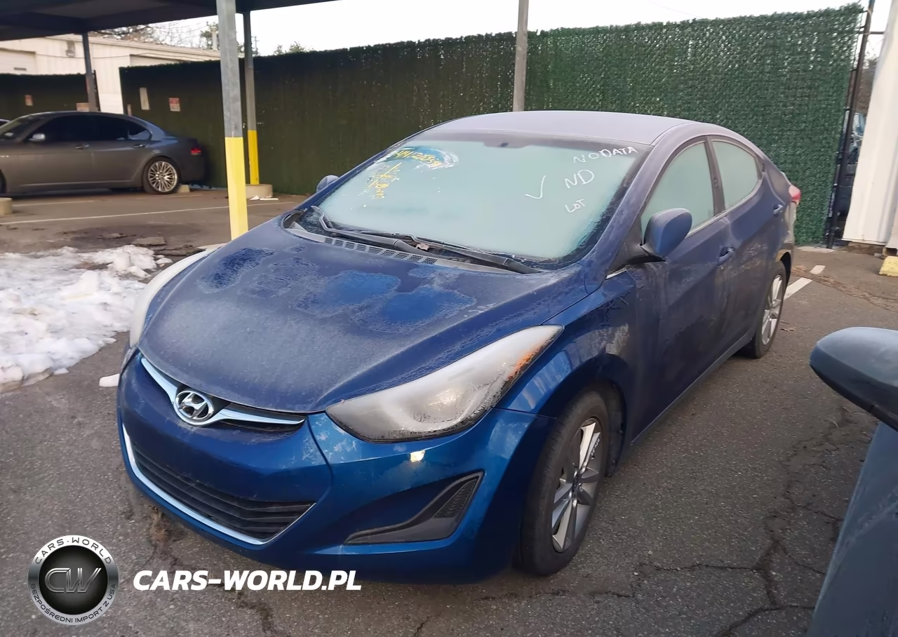 2016 Hyundai Elantra Se VIN:5NPDH4AE9GH738386 - 2
