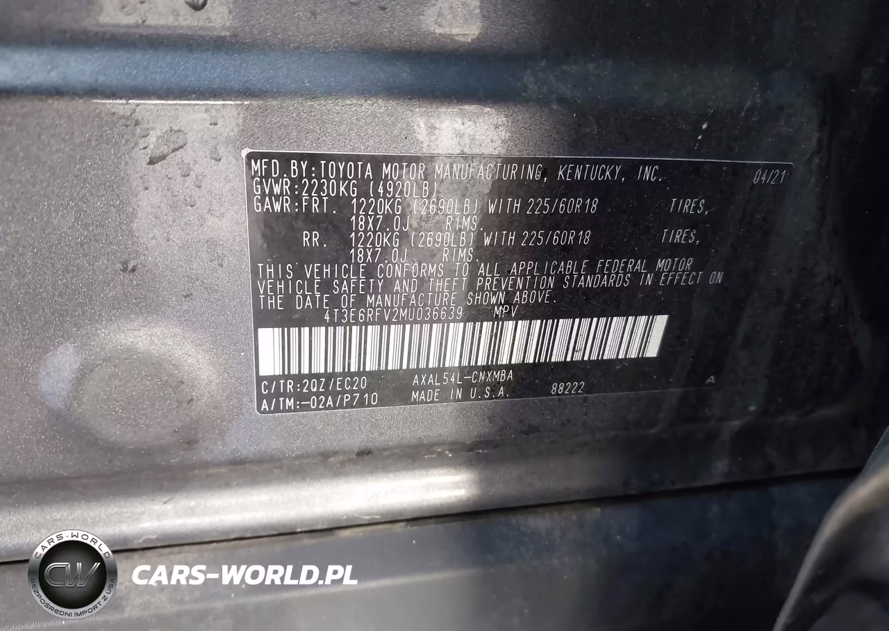 2021 Toyota Rav4 Hybrid Xse VIN:4T3E6RFV2MU036639 - 9