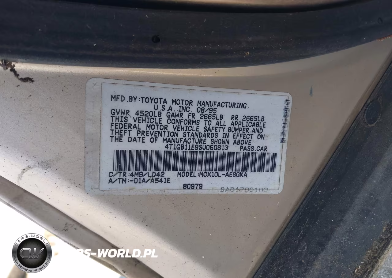 1995 Toyota Avalon Xls VIN:4T1GB11E9SU060813 - 9