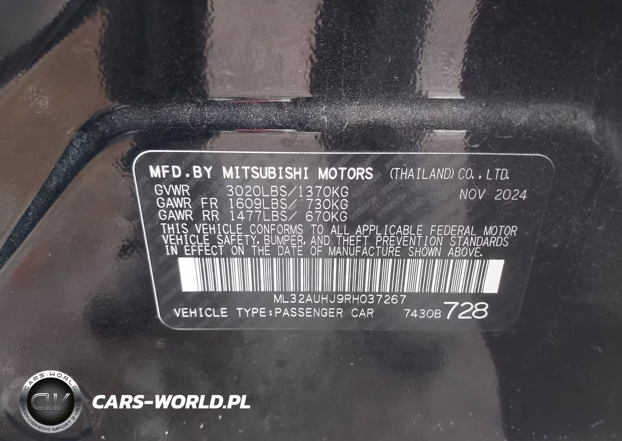 2024 Mitsubishi Mirage Es-Le VIN:ML32AUHJ9RH037267 - 9