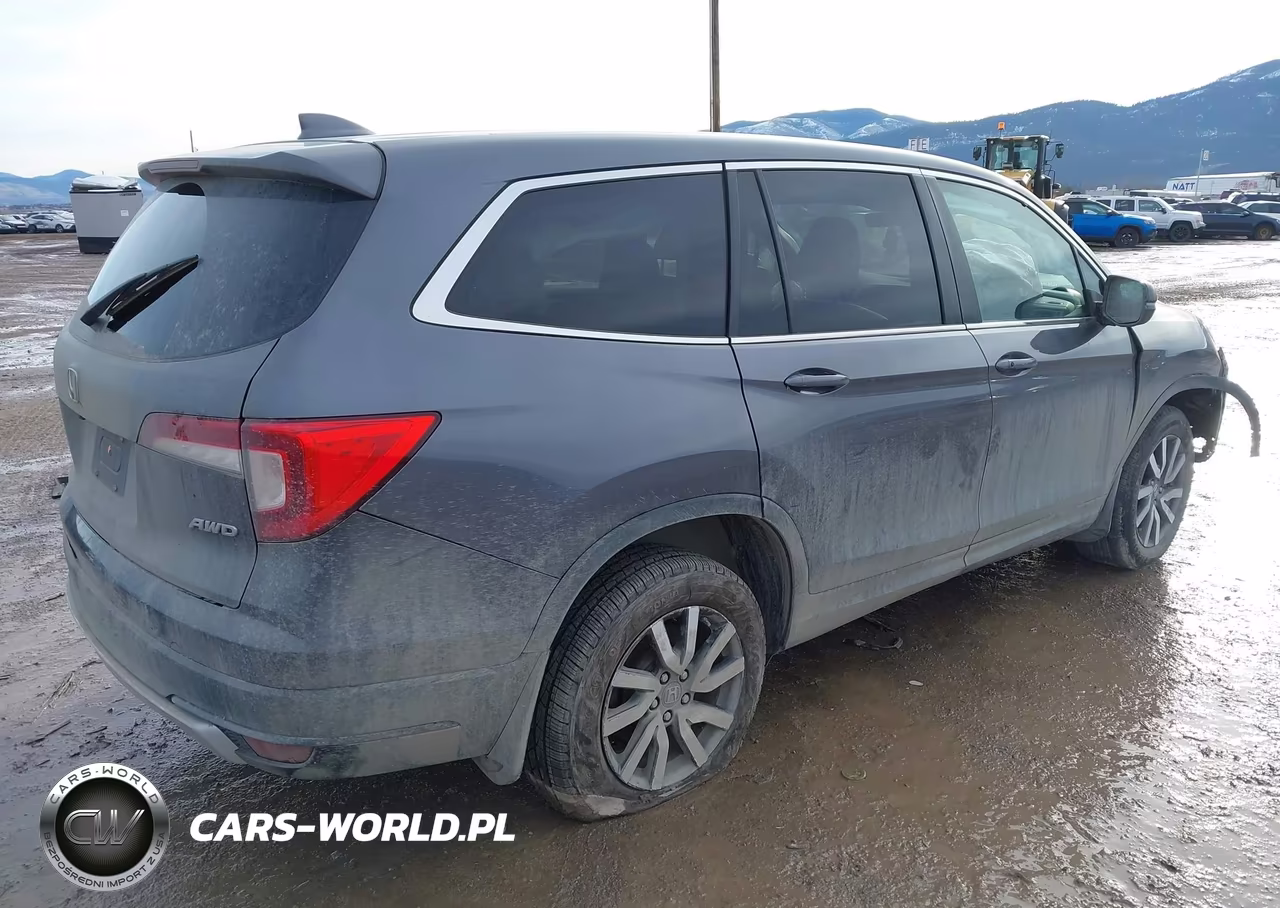 2022 Honda Pilot Awd Ex-L VIN:5FNYF6H55NB019690 - 4