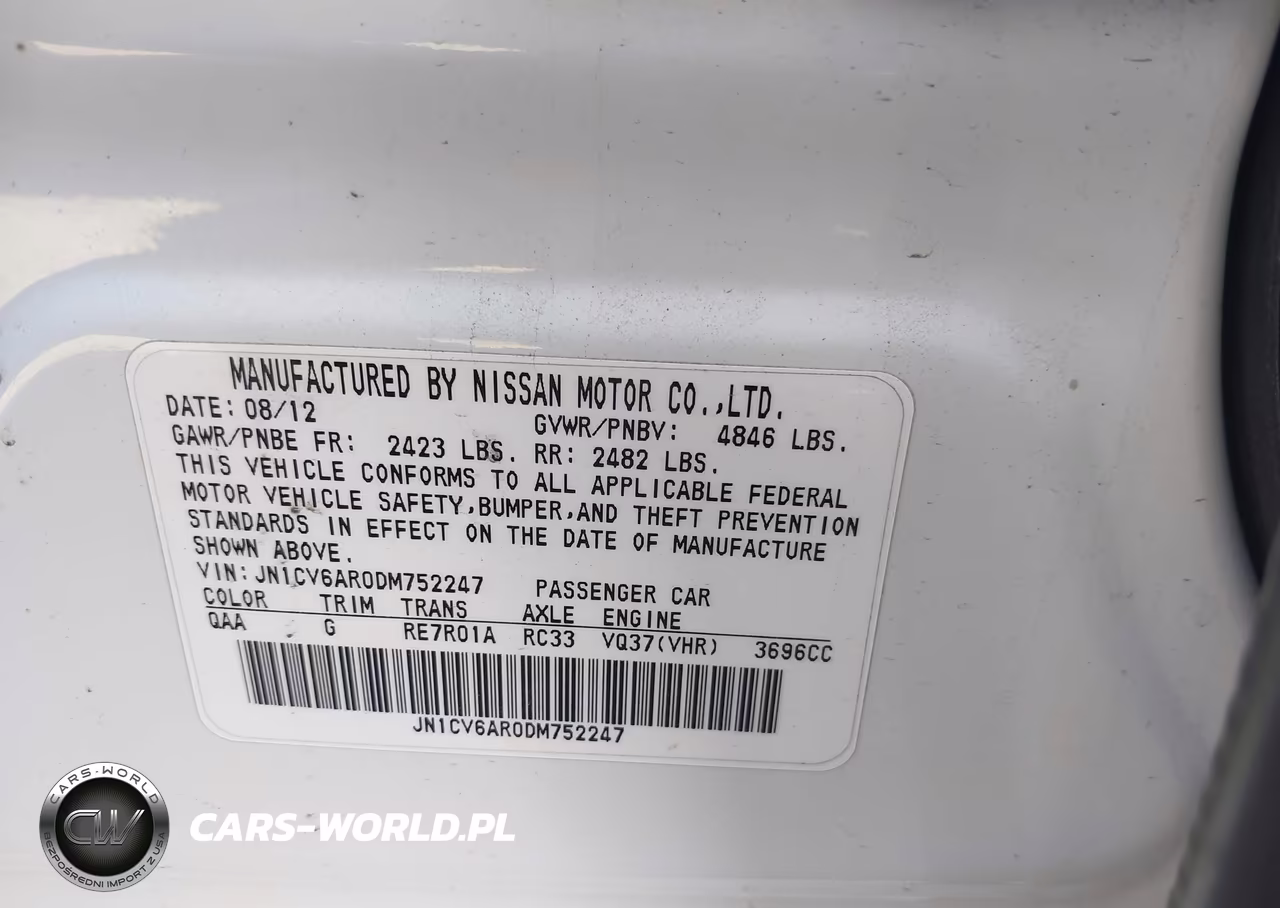 2013 Infiniti G37X VIN:JN1CV6AR0DM752247 - 9