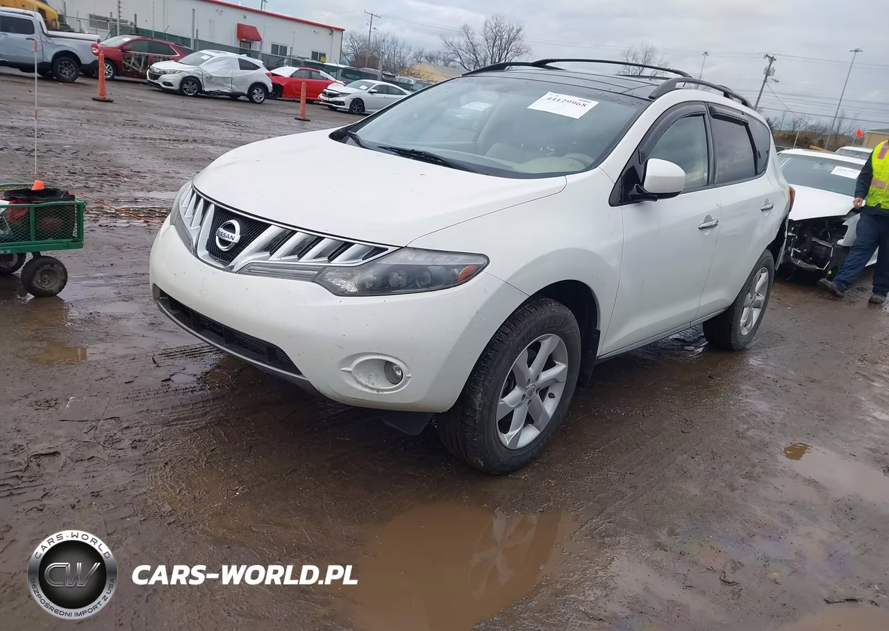 2009 Nissan Murano Sl VIN:JN8AZ18U69W025278 - 2