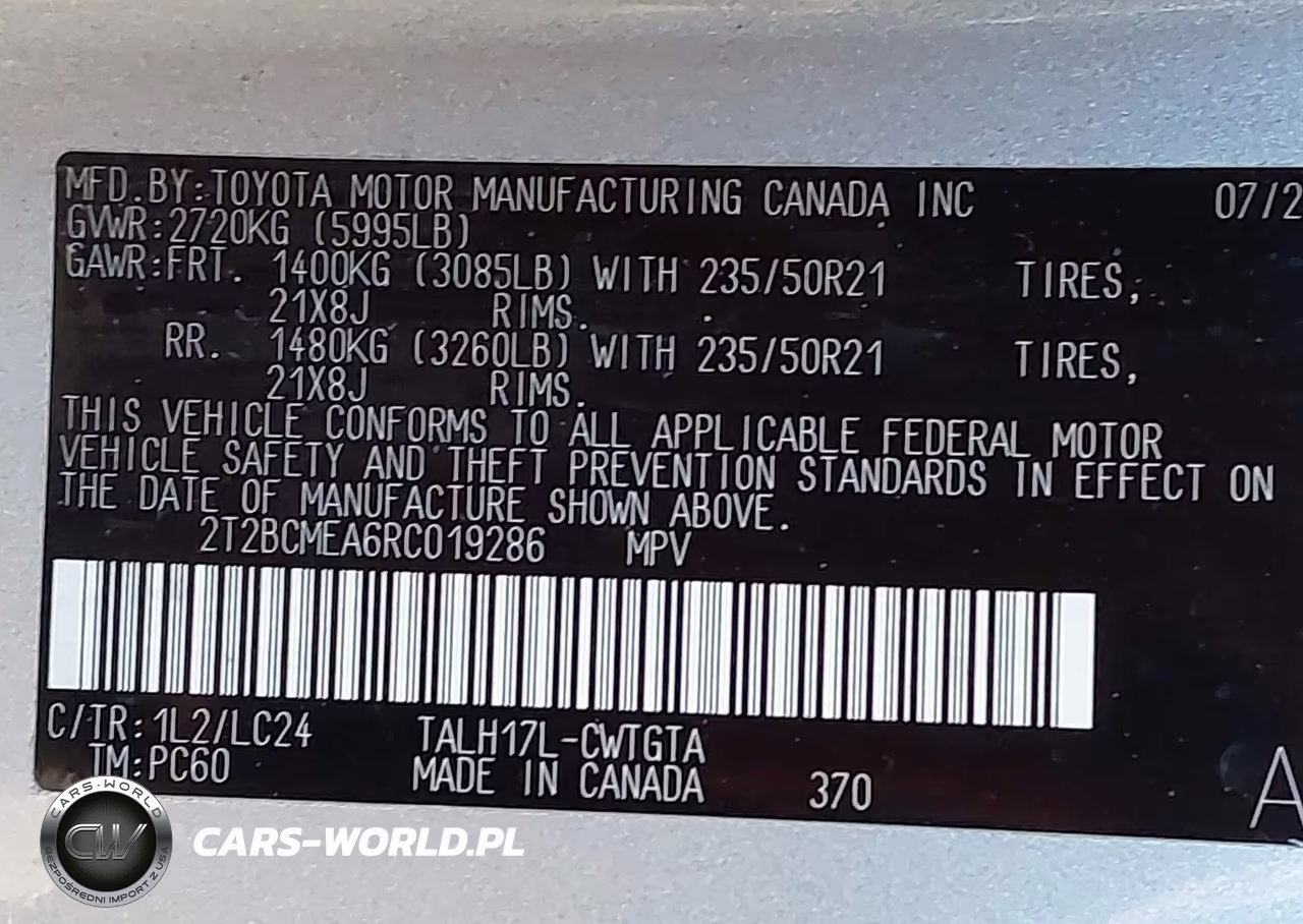2024 Lexus Rx 500H F Sport Performance VIN:2T2BCMEA6RC019286 - 9