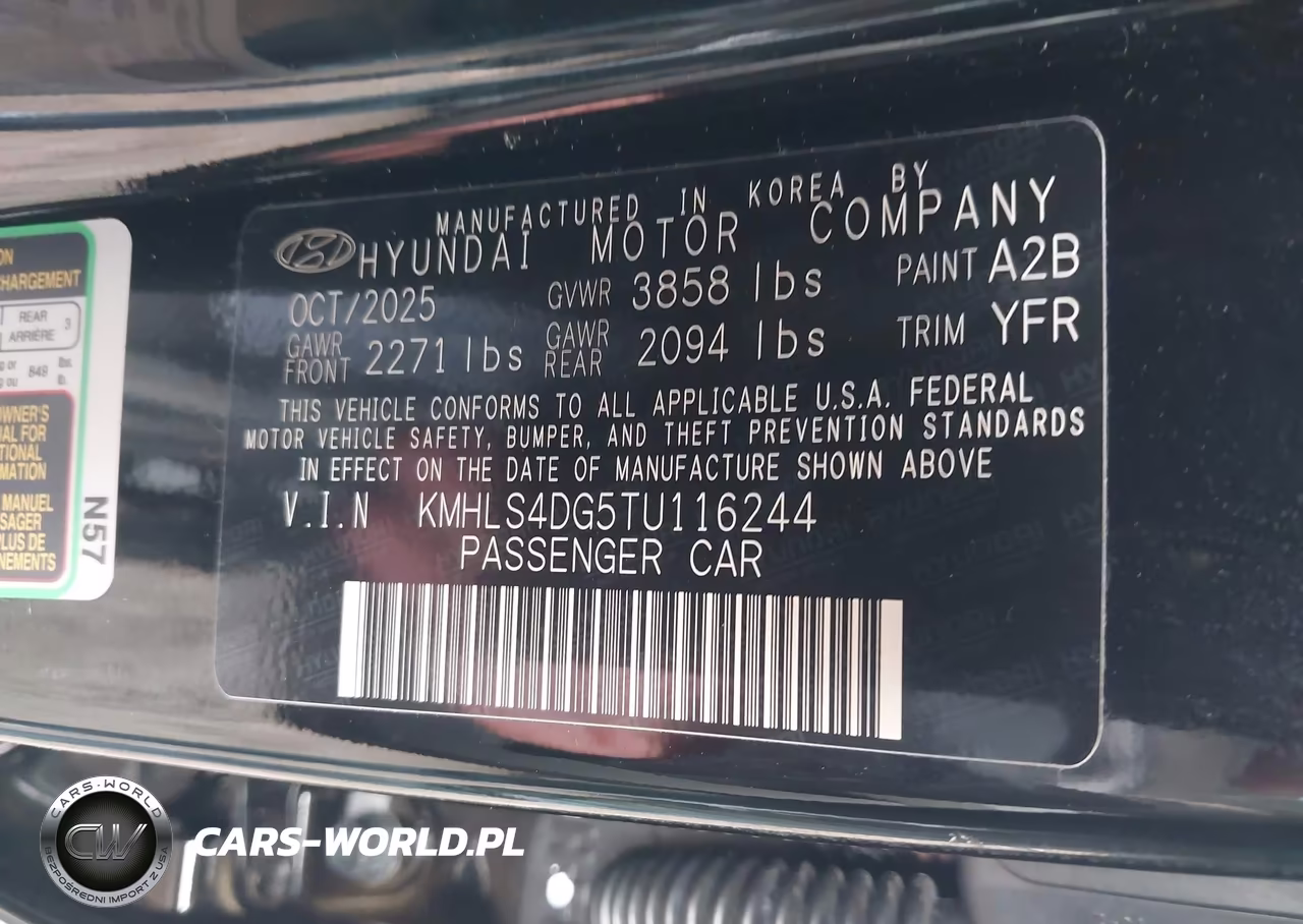 2026 Hyundai Elantra Sel Sport Premium VIN:KMHLS4DG5TU116244 - 9