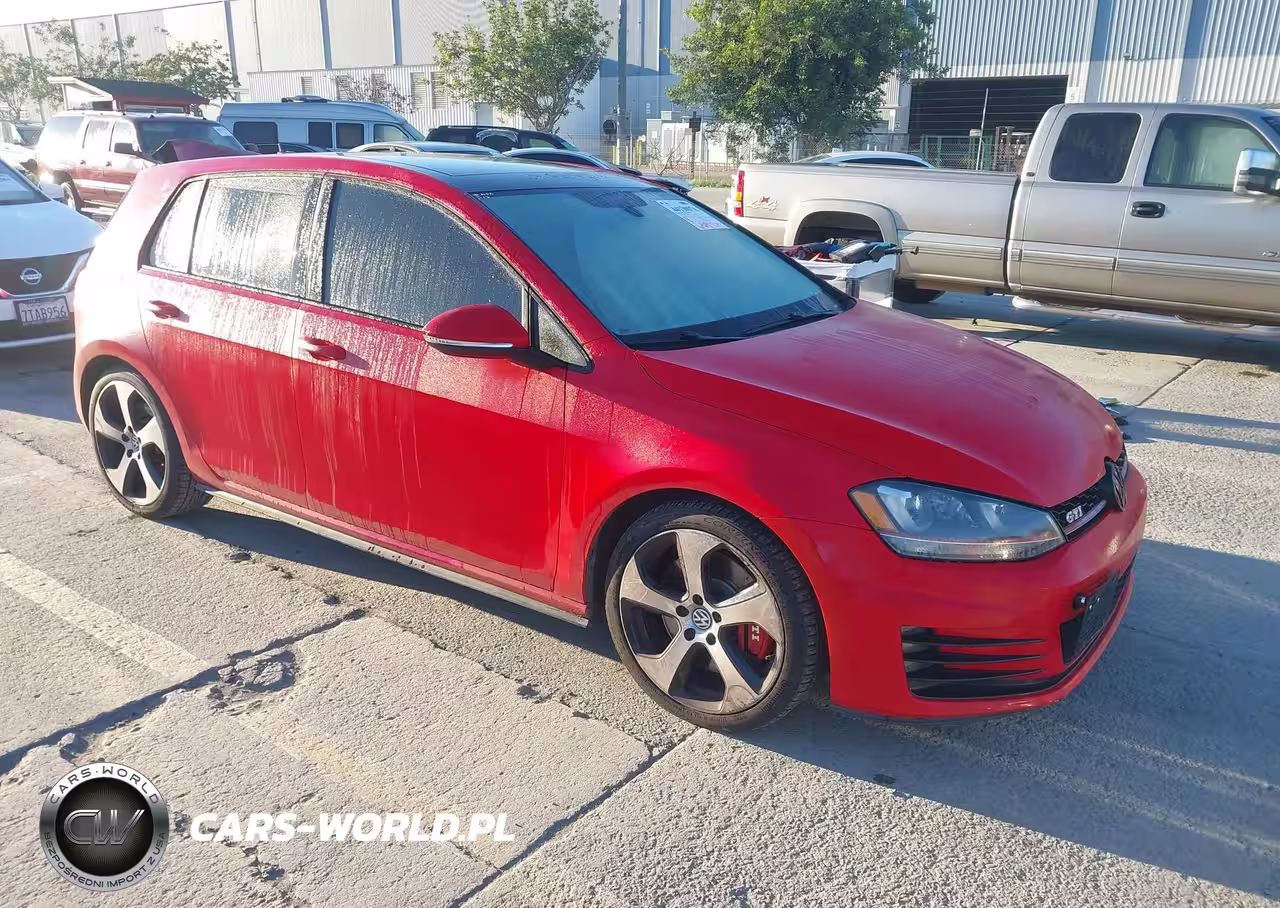 2016 Volkswagen Golf Gti Autobahn W-Performance Package 4-Door