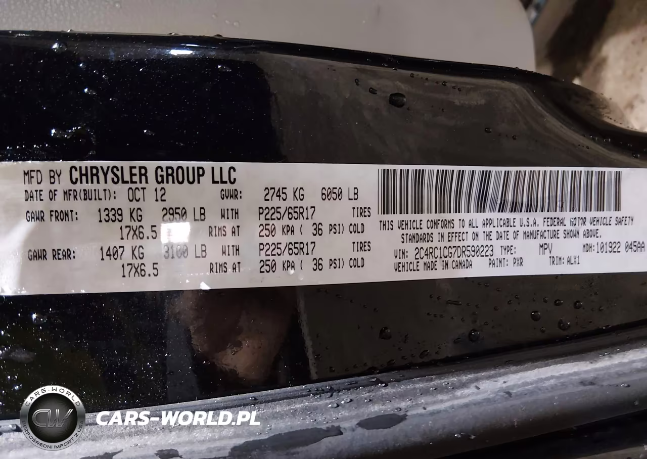 2013 Chrysler Town & Country Touring-L VIN:2C4RC1CG7DR590223 - 9