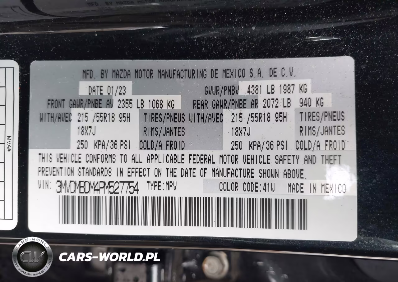2023 Mazda Cx-30 2.5 S Premium VIN:3MVDMBDM4PM527754 - 9