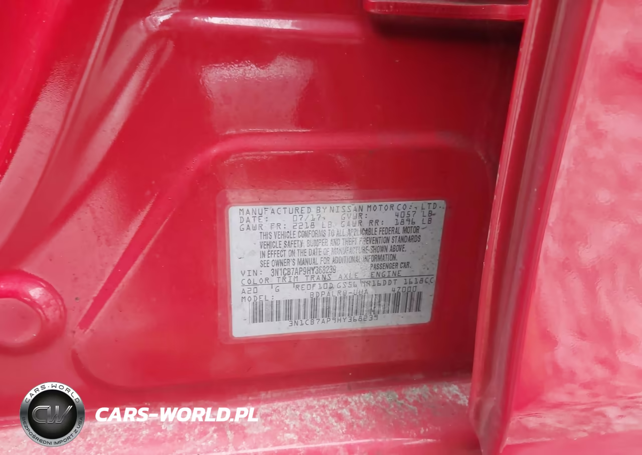2017 Nissan Sentra VIN:3N1CB7AP9HY368239 - 9