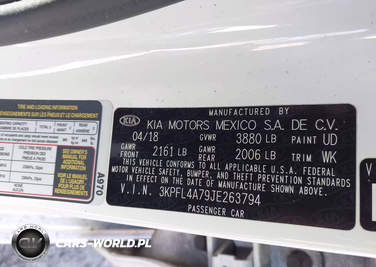 2018 Kia Forte S VIN:3KPFL4A79JE263794 - 9