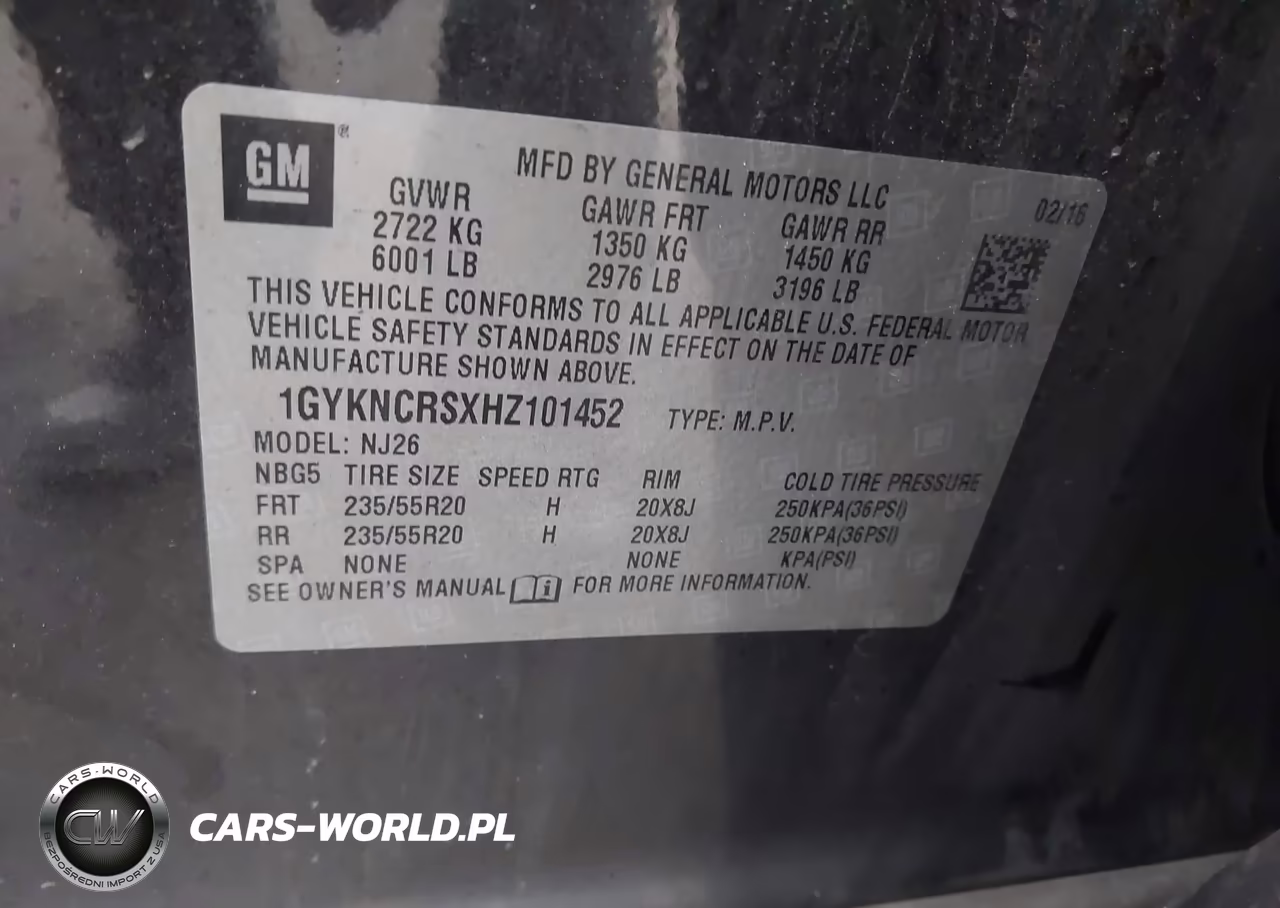 2017 Cadillac Xt5 Premium Luxury VIN:1GYKNCRSXHZ101452 - 9