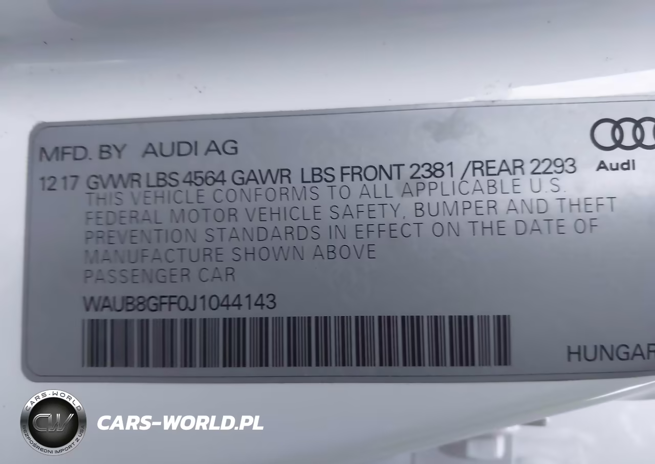 2018 Audi A3 2.0T Premium VIN:WAUB8GFF0J1044143 - 9