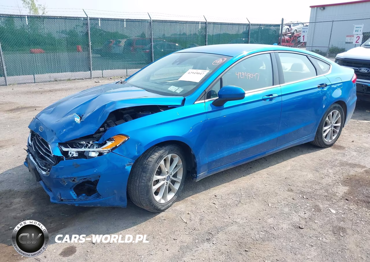 2019 Ford Fusion Se VIN:3FA6P0HD1KR186279 - 2