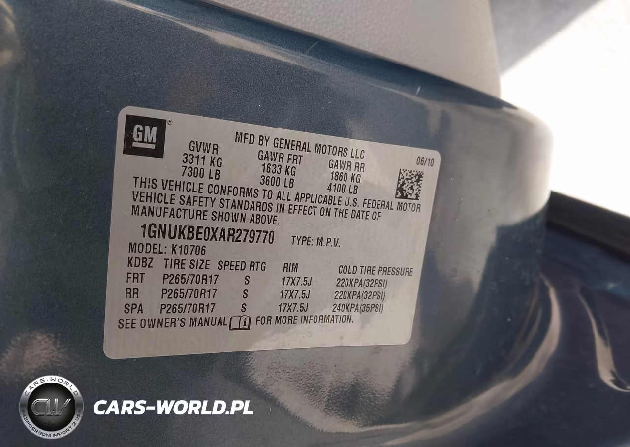 2010 Chevrolet Tahoe Lt VIN:1GNUKBE0XAR279770 - 9