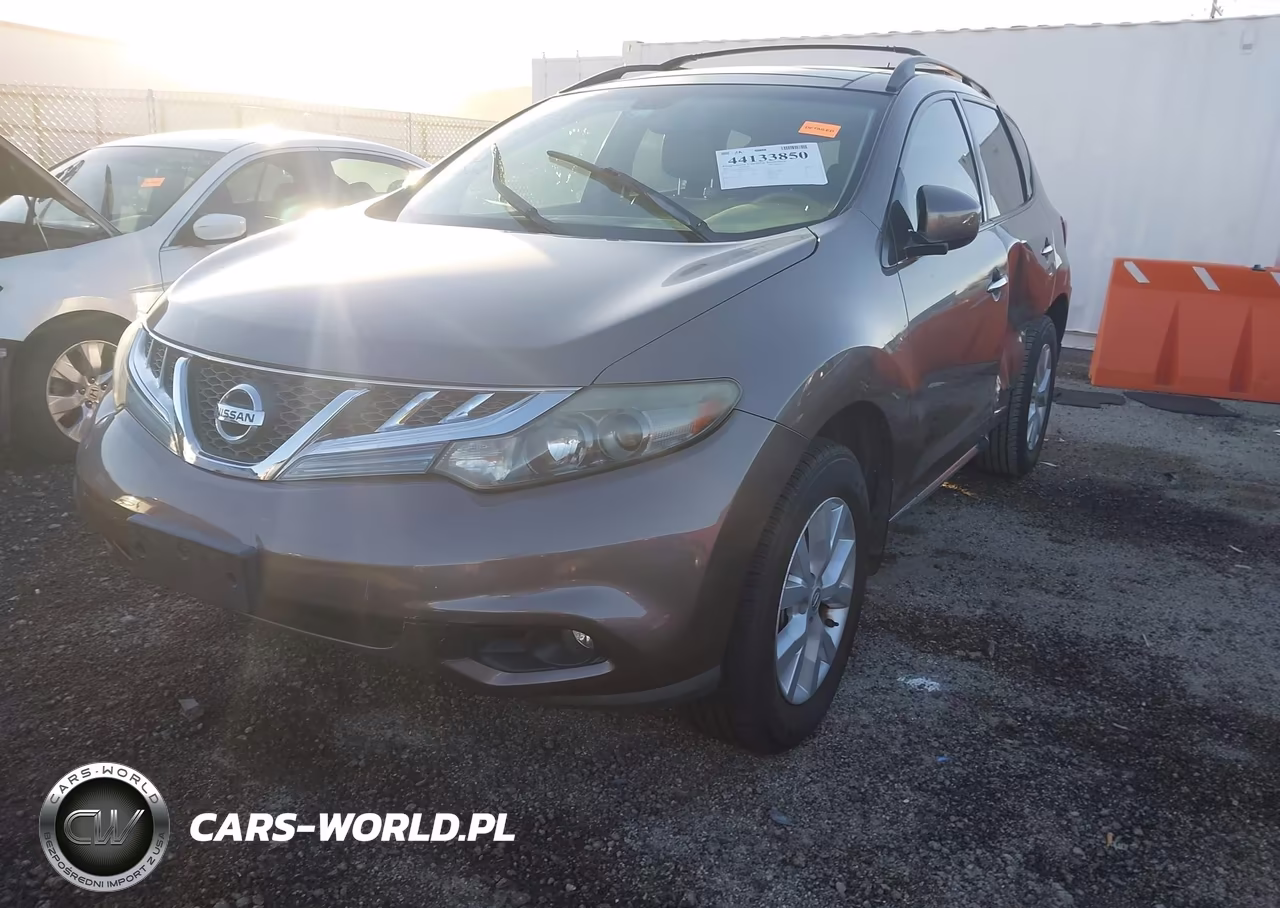2011 Nissan Murano Sl VIN:JN8AZ1MU9BW068332 - 2