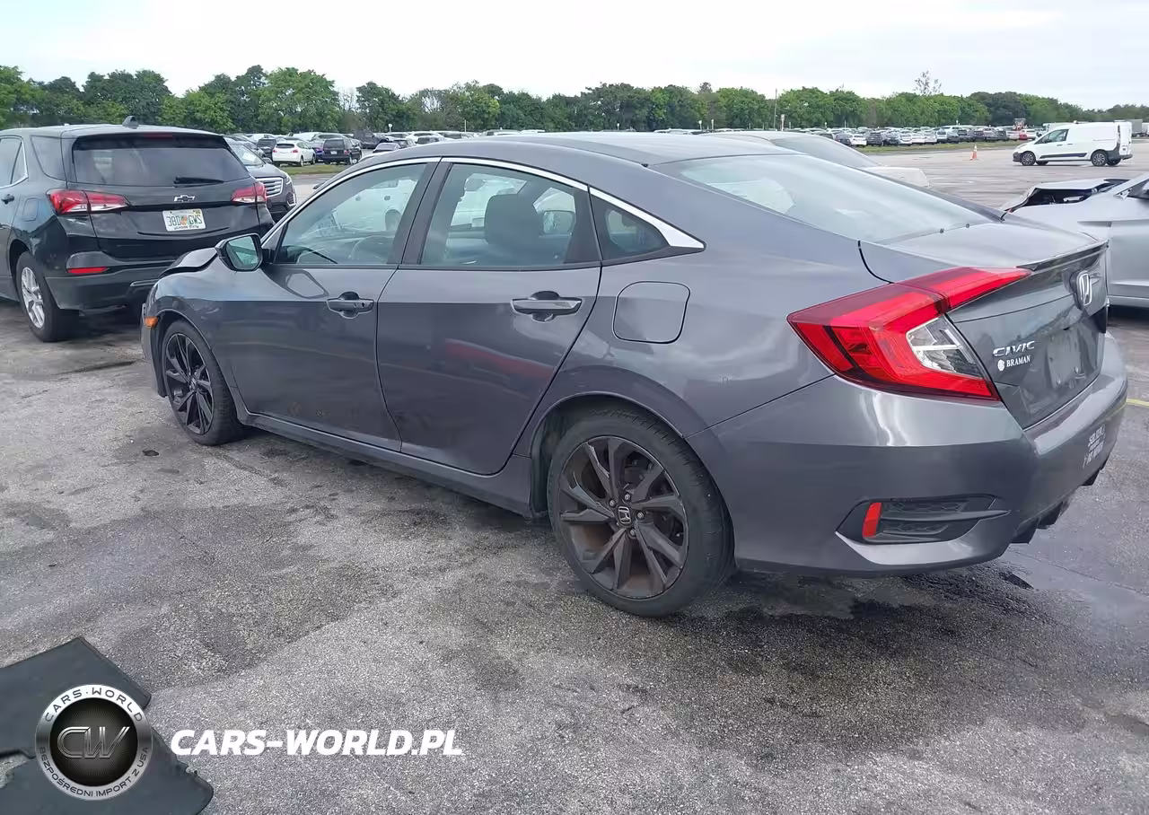 2020 Honda Civic Sport VIN:19XFC2F83LE011774 - 3