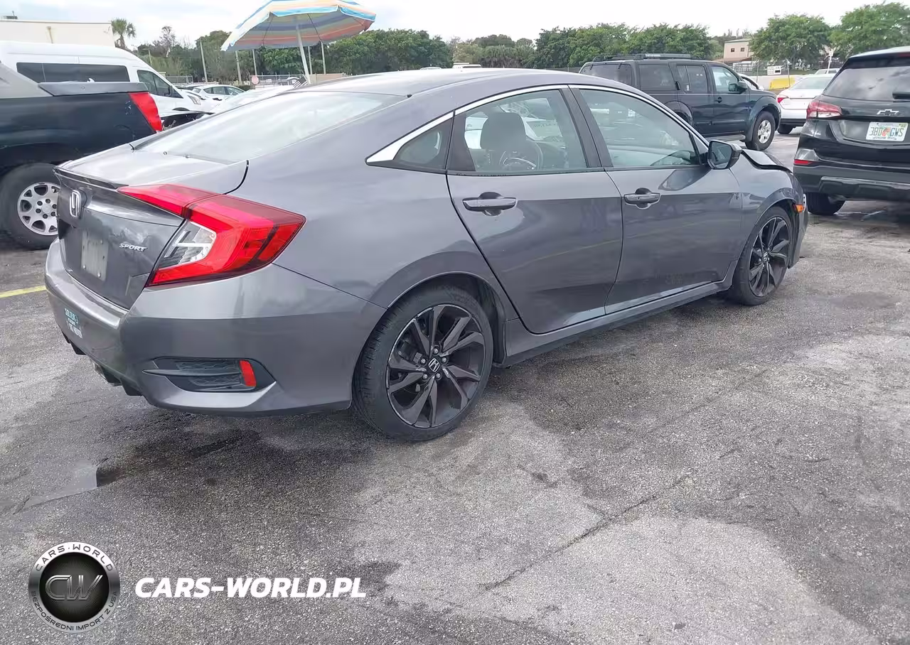 2020 Honda Civic Sport VIN:19XFC2F83LE011774 - 4