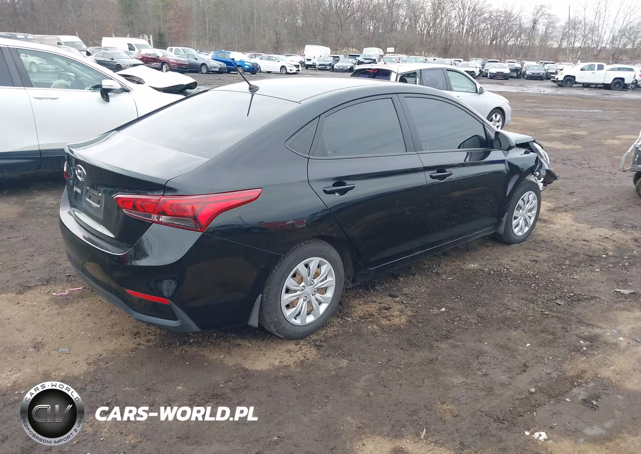 2022 Hyundai Accent Se VIN:3KPC24A63NE158848 - 4