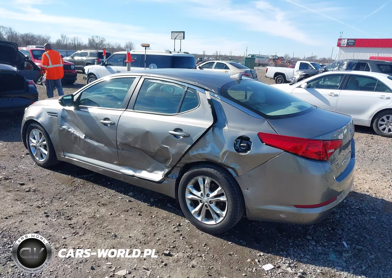 2013 Kia Optima Lx VIN:5XXGM4A70DG181871 - 3