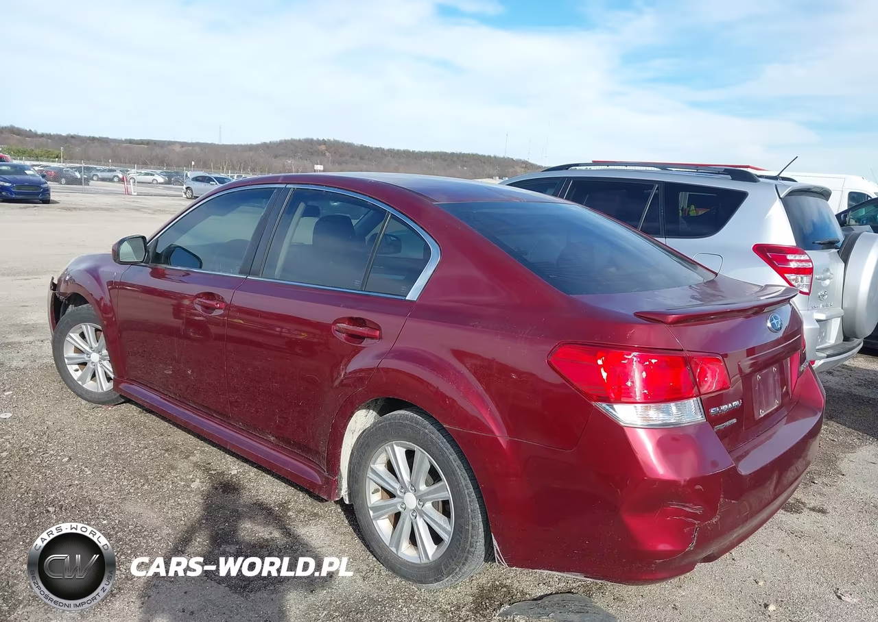 2012 Subaru Legacy 2.5I VIN:4S3BMCA60C3003856 - 3