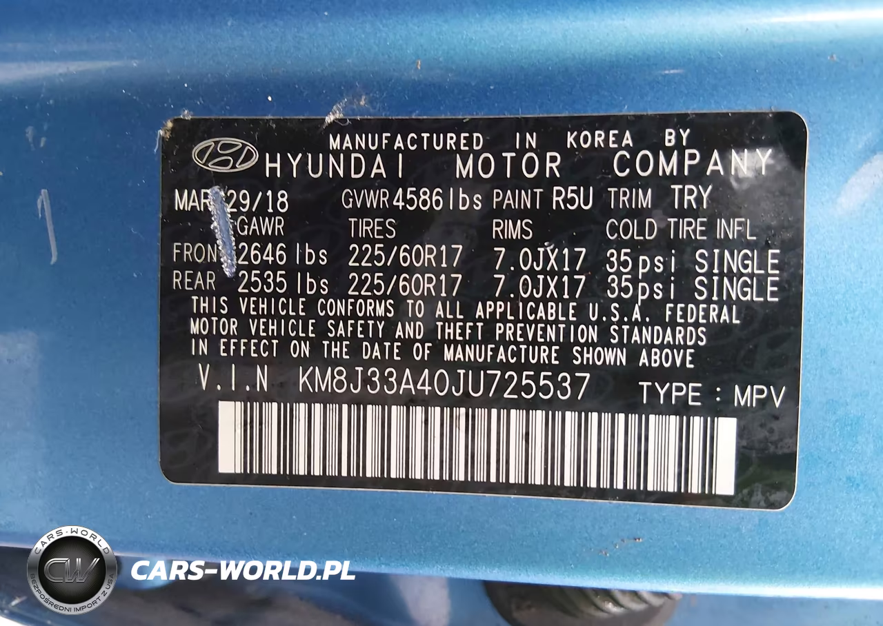 2018 Hyundai Tucson Sel VIN:KM8J33A40JU725537 - 9