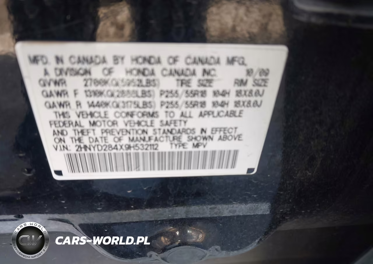 2009 Acura Mdx Technology Package VIN:2HNYD284X9H532112 - 9