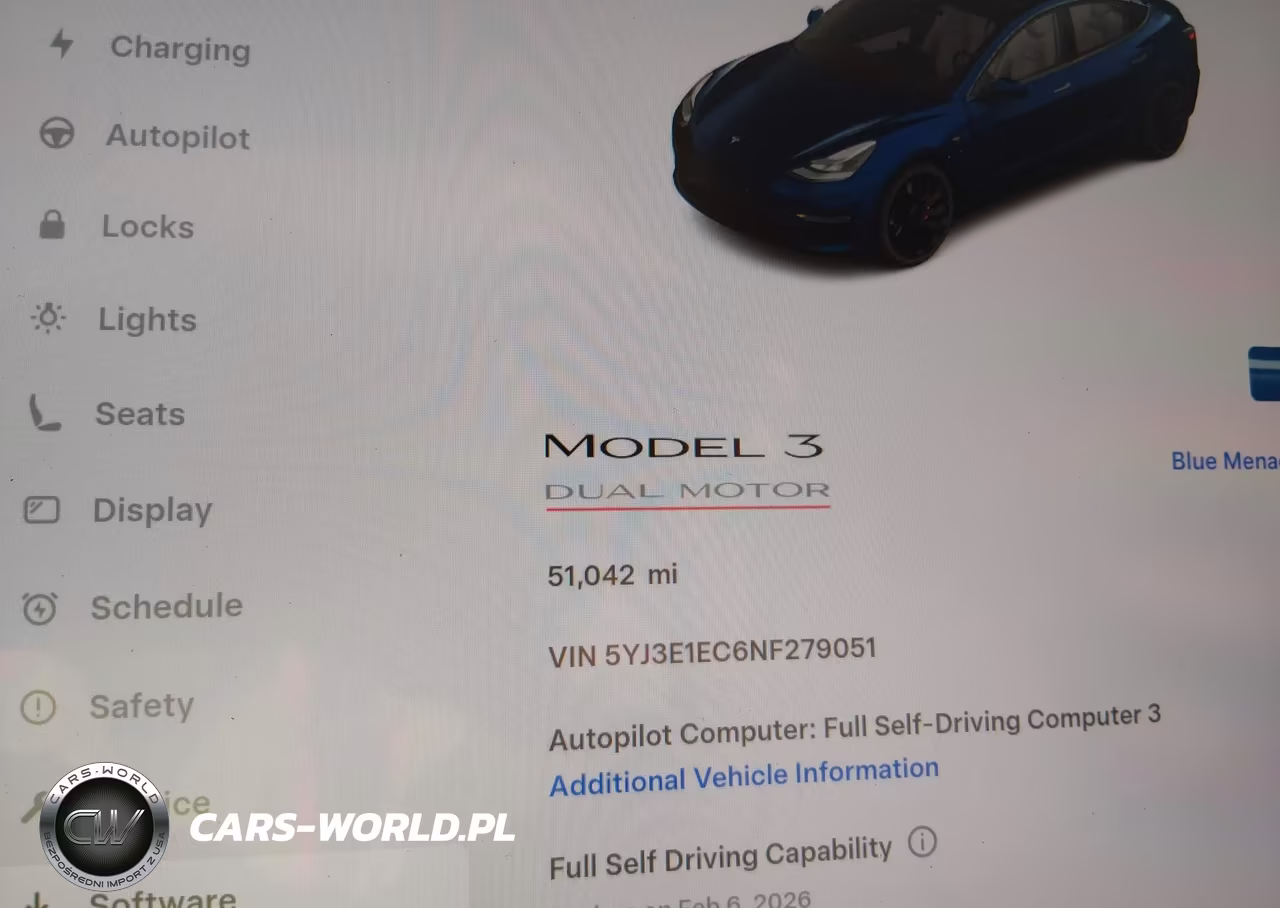 2022 Tesla Model 3 Performance Dual Motor All-Wheel Drive VIN:5YJ3E1EC6NF279051 - 15