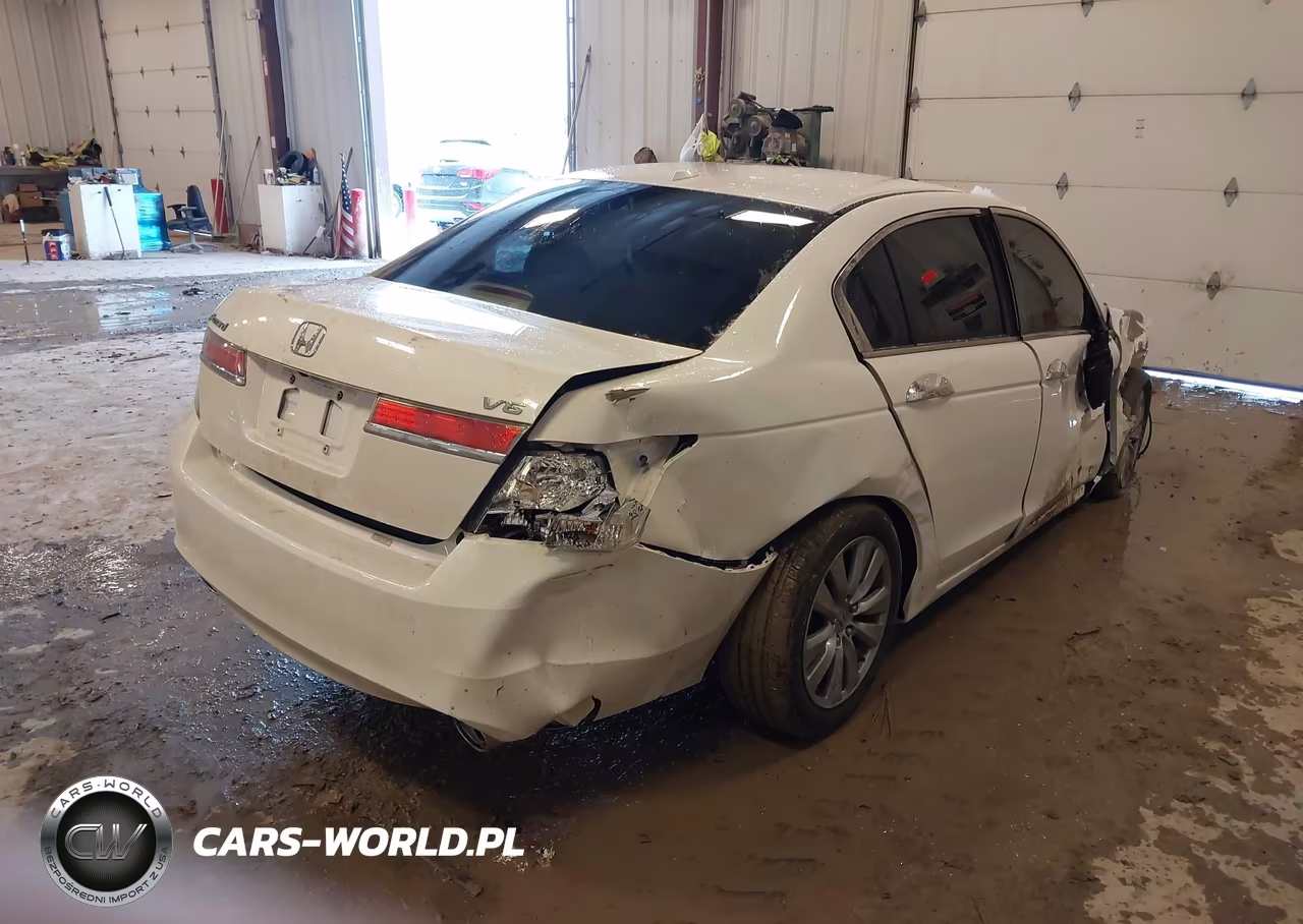 2012 Honda Accord 3.5 Ex-L VIN:1HGCP3F88CA016826 - 4