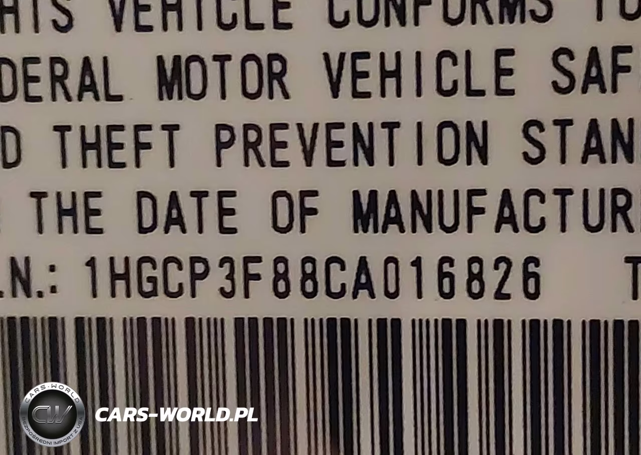 2012 Honda Accord 3.5 Ex-L VIN:1HGCP3F88CA016826 - 9