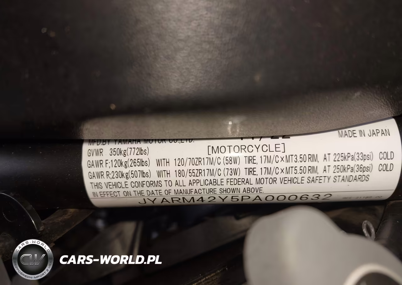 2023 Yamaha Mtm690 VIN:JYARM42Y5PA000632 - 10