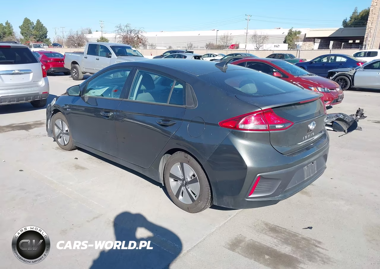 2020 Hyundai Ioniq Hybrid Blue VIN:KMHC65LC9LU242874 - 3