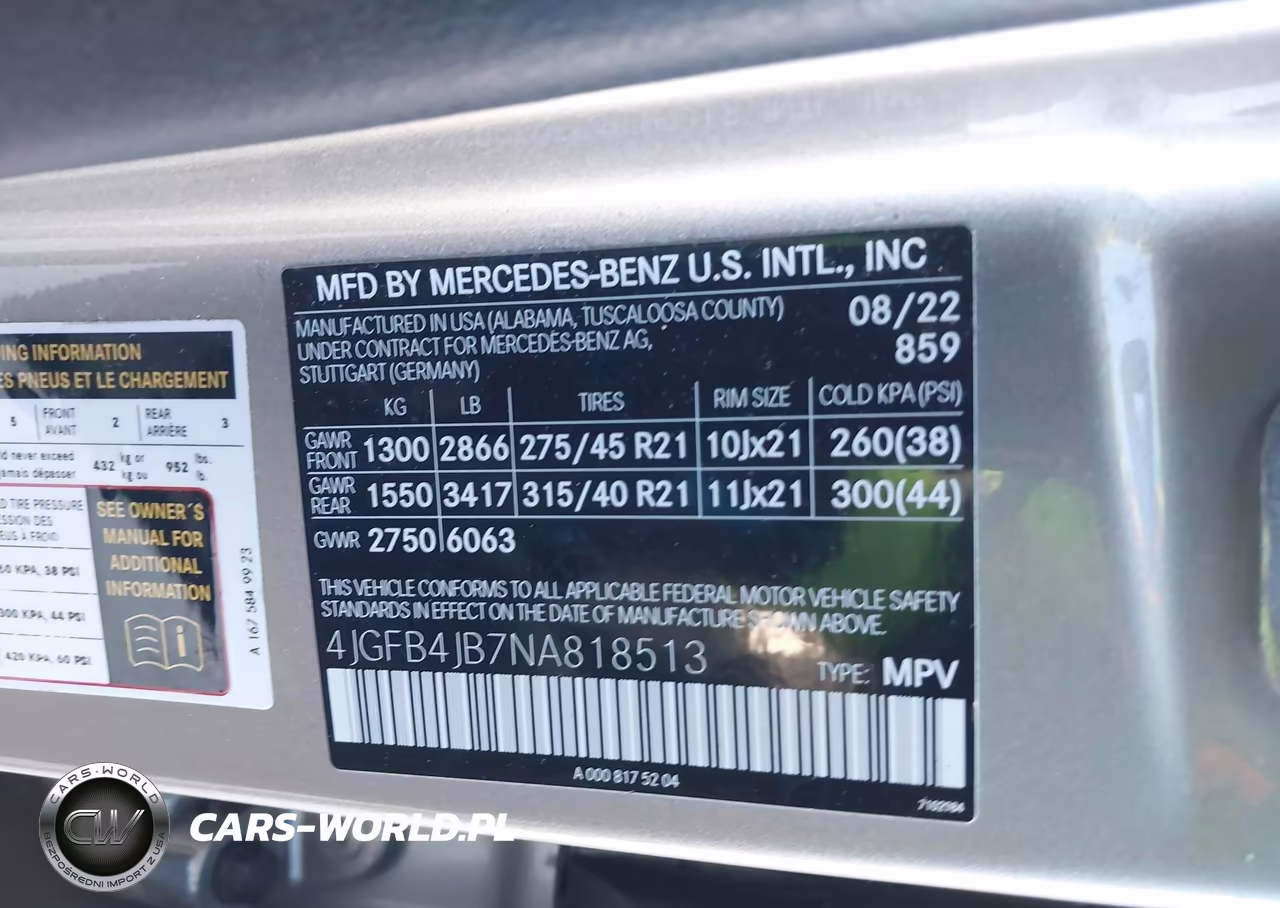 2022 Mercedes-Benz Gle 350 VIN:4JGFB4JB7NA818513 - 9