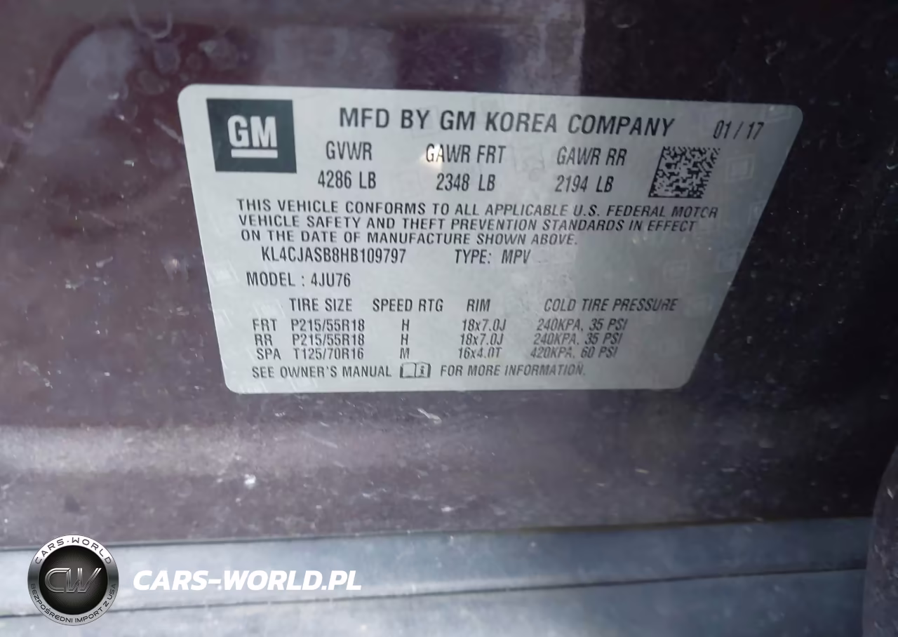2017 Buick Encore Preferred VIN:KL4CJASB8HB109797 - 9