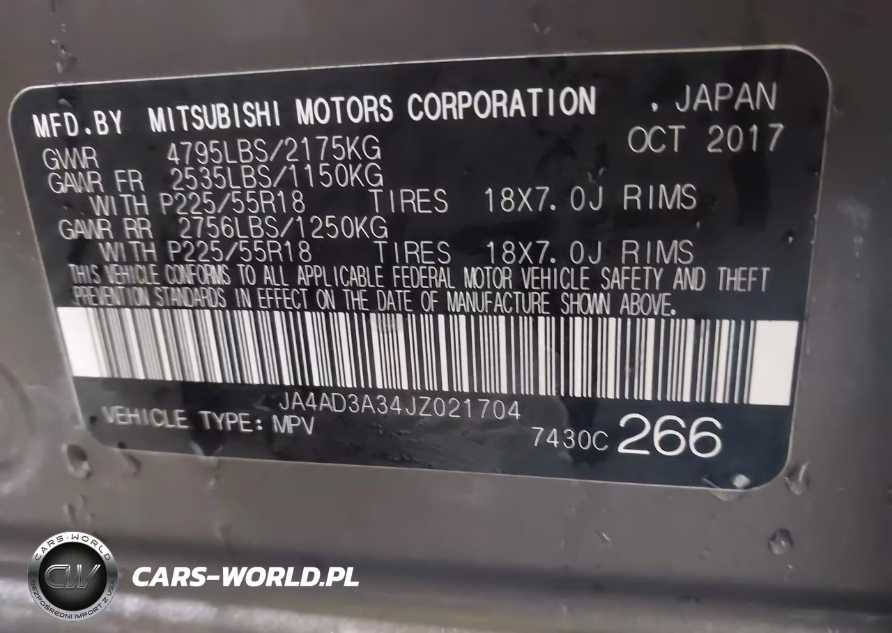 2018 Mitsubishi Outlander Se VIN:JA4AD3A34JZ021704 - 9